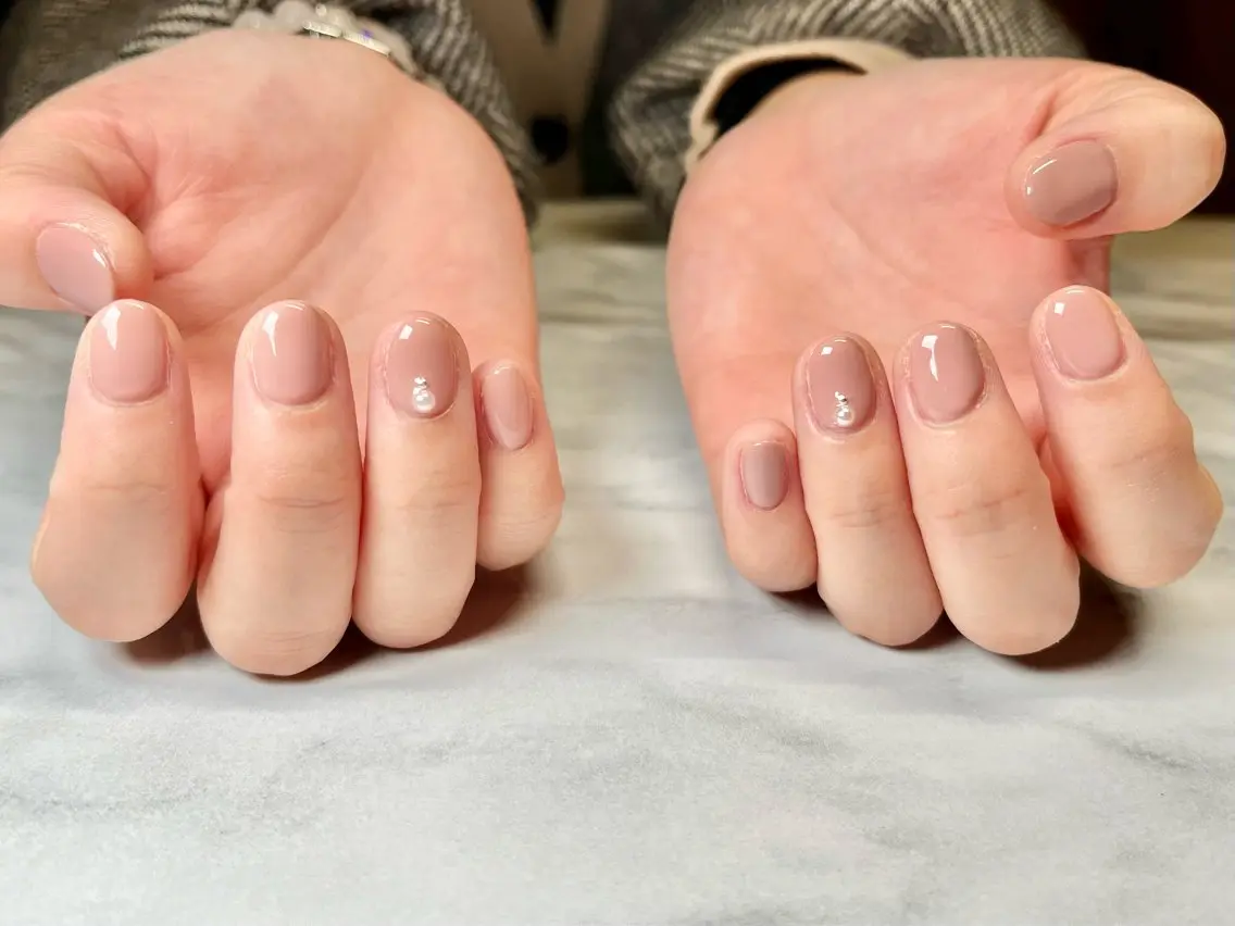 ネイル ジェルネイル オフィスネイル スカルプネイル ショートネイル シンプルネイル T&A nailのネイルデザイン