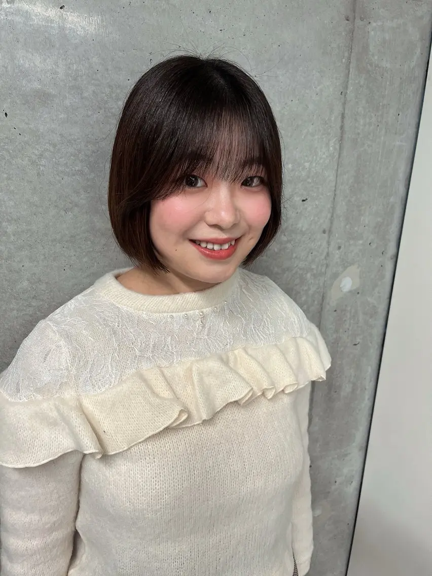 ショート ボブ りおな/髪質改善/ カラー /平尾のヘアスタイル