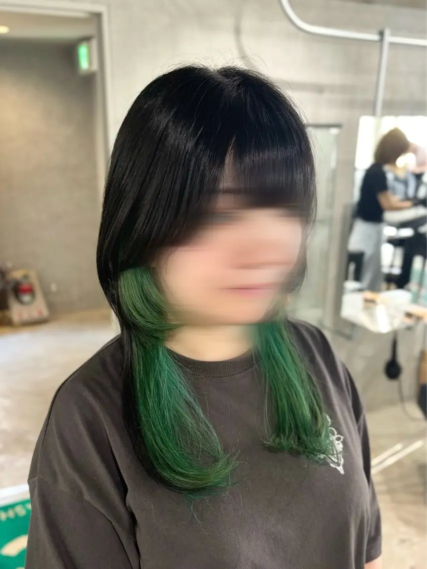 ミディアム ヘアカラー トリートメント 緑川 佳薫のヘアスタイル