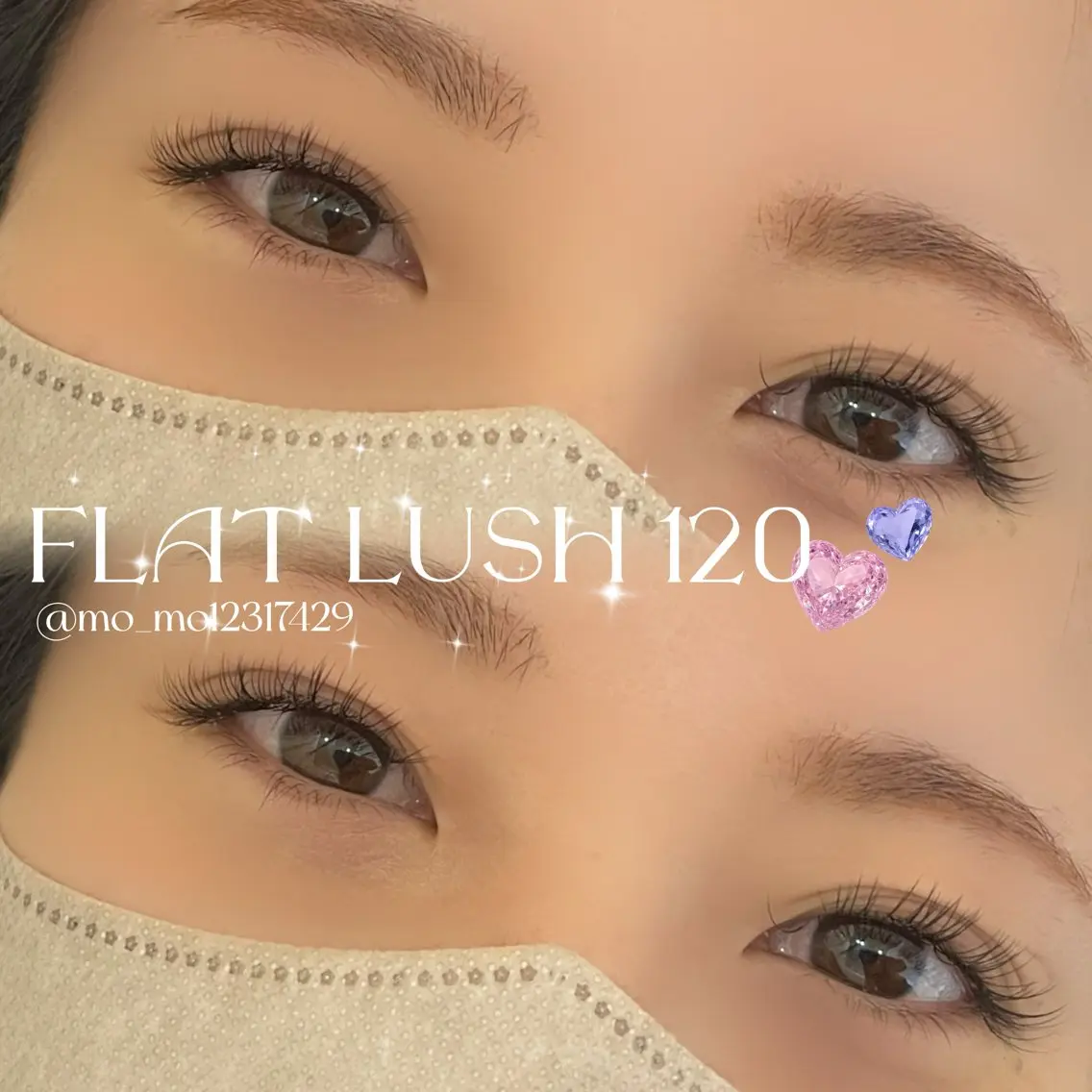 マツエク・マツパ マツエク luosiluqe Naha Momoのマツエク・マツパデザイン