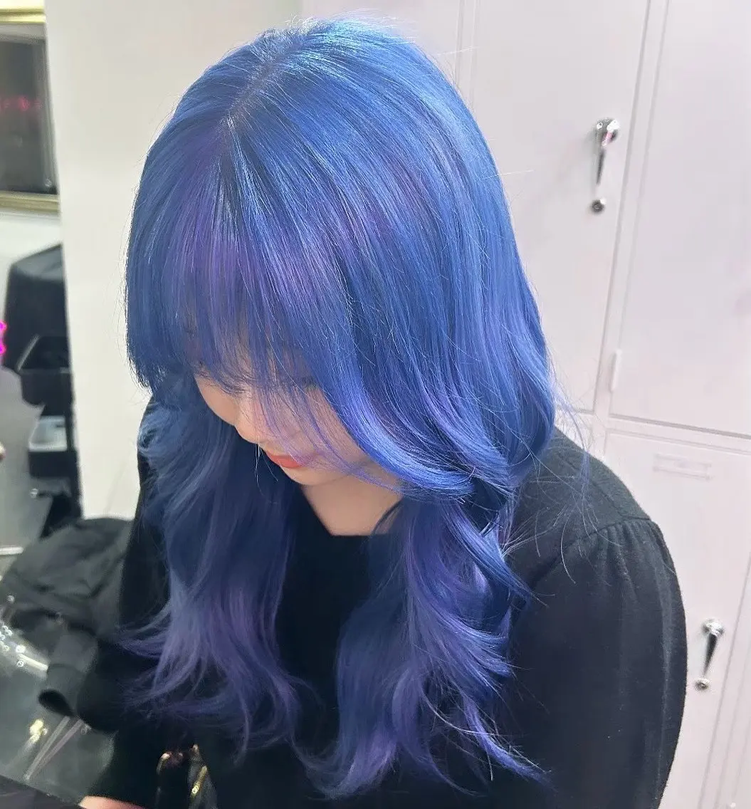 【🌏ブリーチ込みダブルカラー🌍】ダブルカラー(ブリーチ＋カラー)➕2step treatment🫧の写真