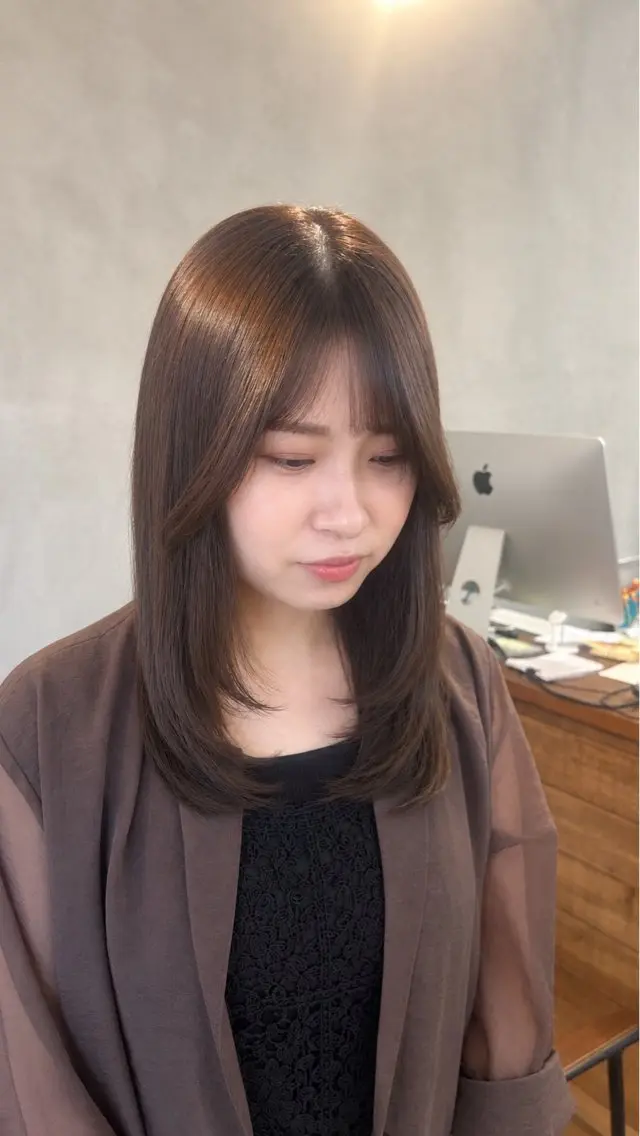 ミディアム カラー haco ￤ mikotoのヘアスタイル