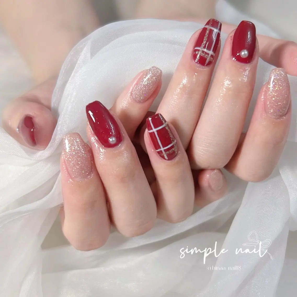 ネイル マグネットネイル SweetOlive HINAKOのネイルデザイン