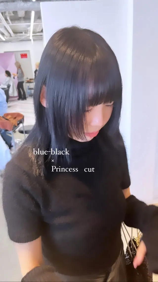 ミディアム カラー カット ヘアカラー トリートメント 《店長》欧米風/デ ザインNO.1/雅のヘアスタイル