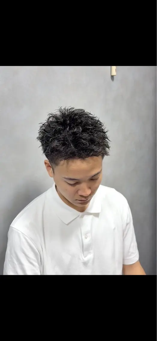ショート パーマ メンズ メンズパーマ カット パーマ メンズパーマ特化 美容師kouyaのヘアスタイル