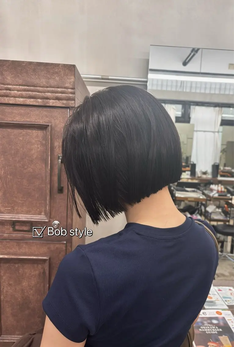 ショート ボブ 髪質改善/ H / ウエチ モモカのヘアスタイル