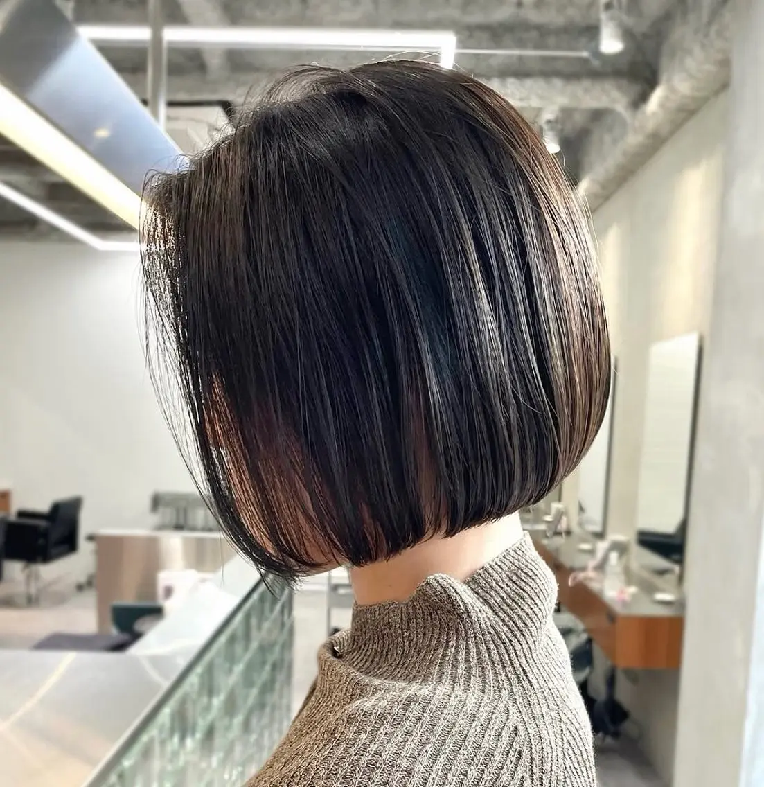 ショート カラー ボブ カット ヘアカラー トリートメント 👑ボブはお任せ ミヤノ👑のヘアスタイル