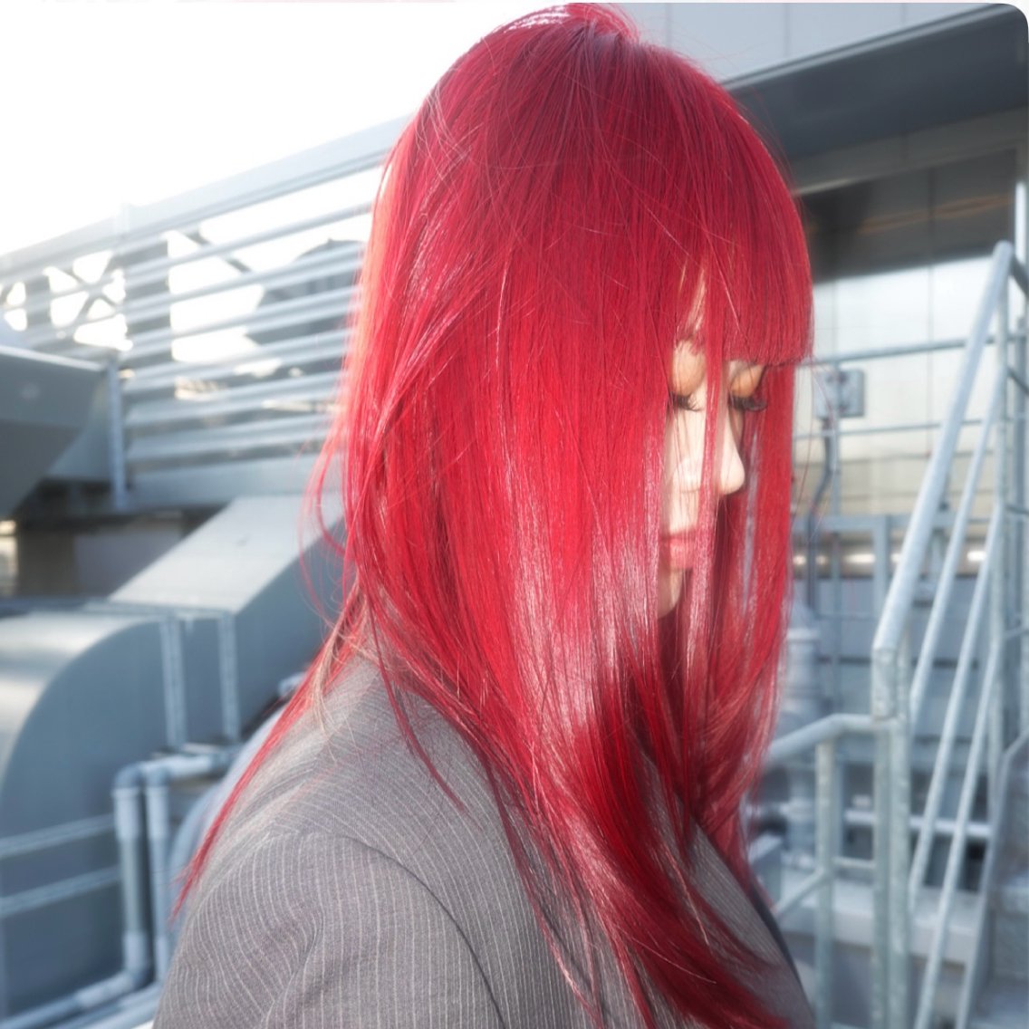 ロング カラー ヘアカラー ヘアブレイズ˚✧₊⁎ ﾚｲﾔｰToriのヘアスタイル