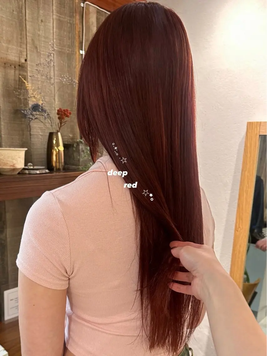 ロング カラー カット ヘアカラー トリートメント 暖色カラー/レイヤー 🌙 オノユリカのヘアスタイル