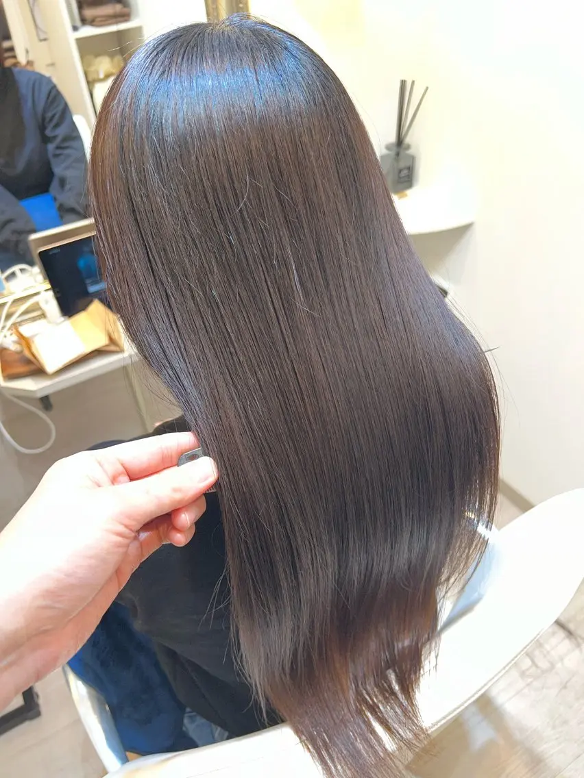 ロング カット 縮毛矯正 トリートメント 🌕酸性縮毛矯正 高野竜🌕のヘアスタイル