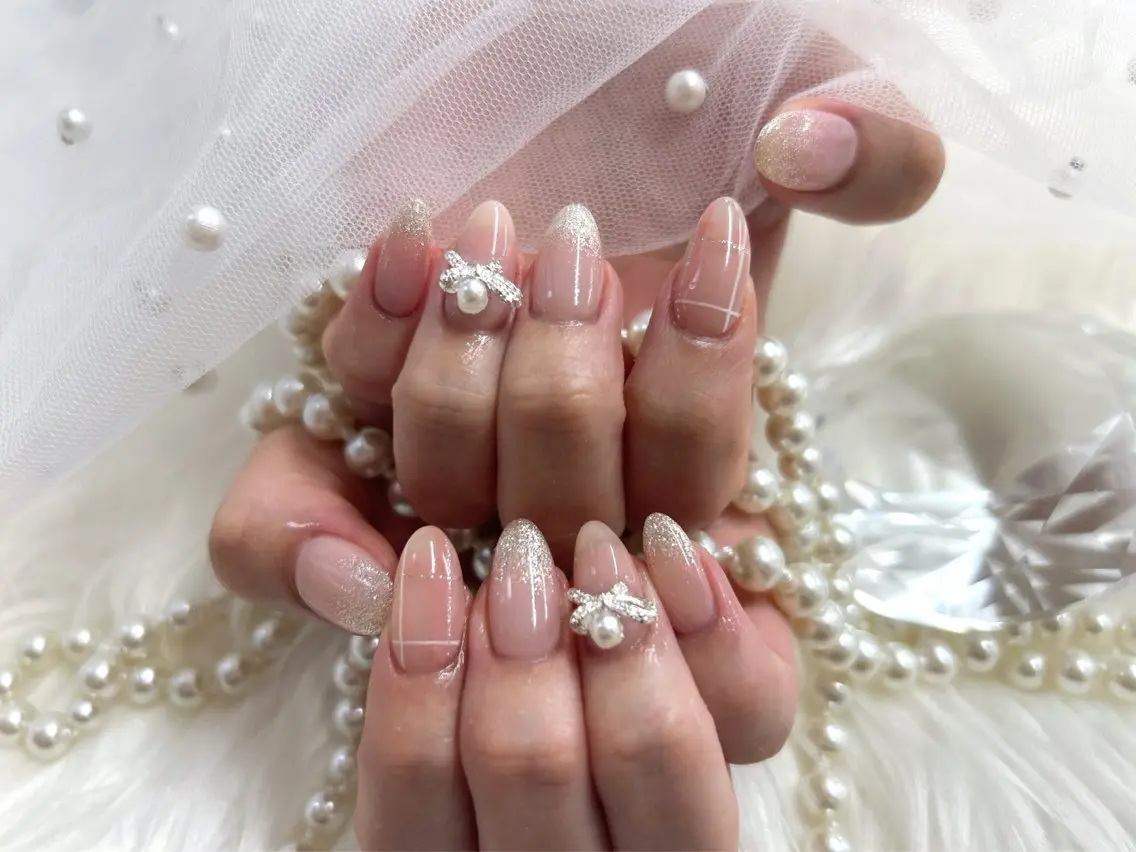 セミロング ハンドネイル Nailsalon Angeのネイルデザイン