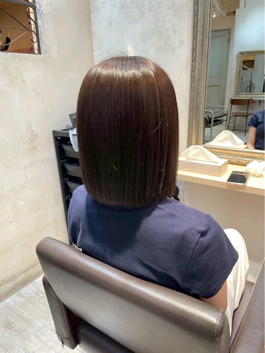 ミディアム 🩵Lutia新宿 ヒイラギ🩵のヘアスタイル