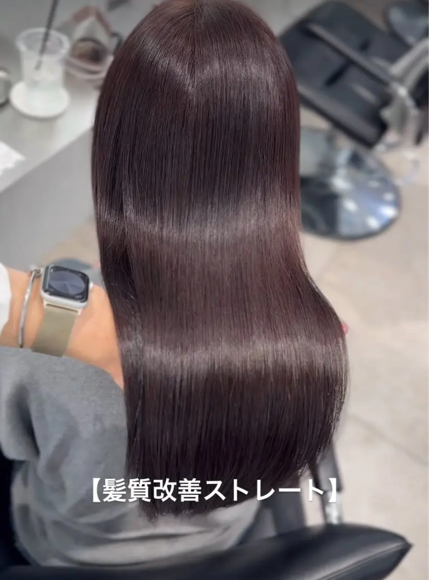 ロング カラー トリートメント ヘアカラー リョウマ/韓国風 /艶髪/ヨシンモリのヘアスタイル