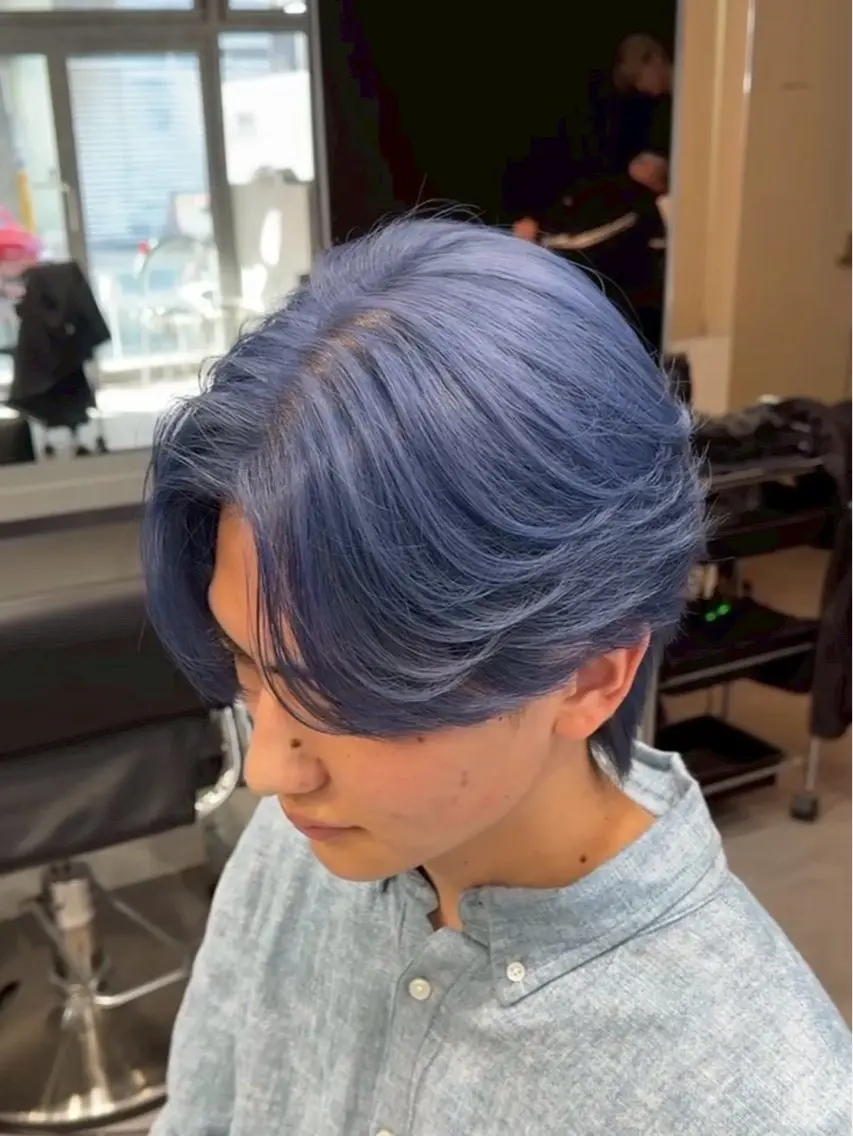ショート ヘアカラー ブリーチ/ハイトーン 🤍そな🤍のヘアスタイル
