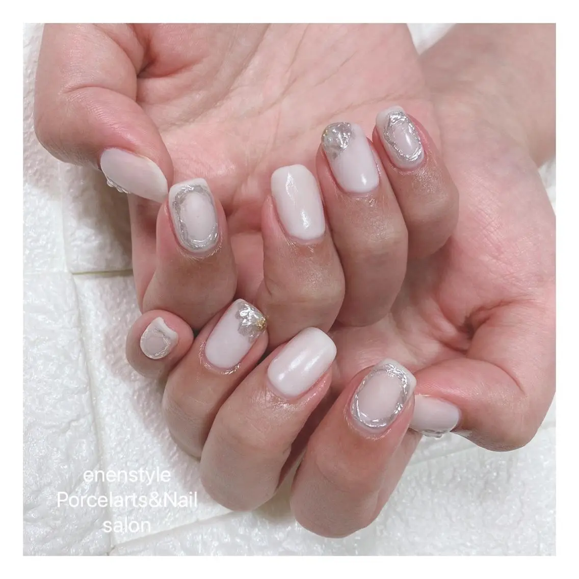 ショート ネイル 🐾enen style 🐾のネイルデザイン