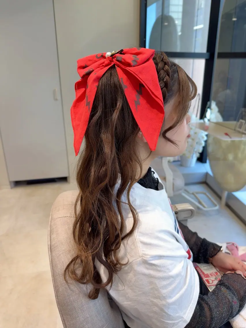 ロング ヘアセット wool TOKYO ありさのヘアスタイル