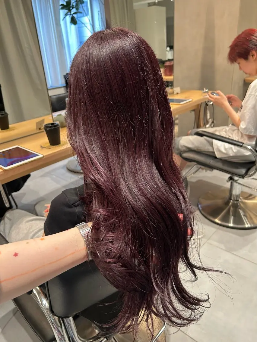 ロング カラー カット ヘアカラー 🧚つやさらhair 🧚manakaのヘアスタイル