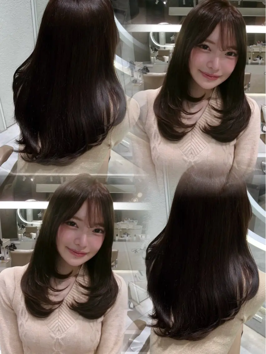 セミロング カラー 乃天 ﾉｱのヘアスタイル