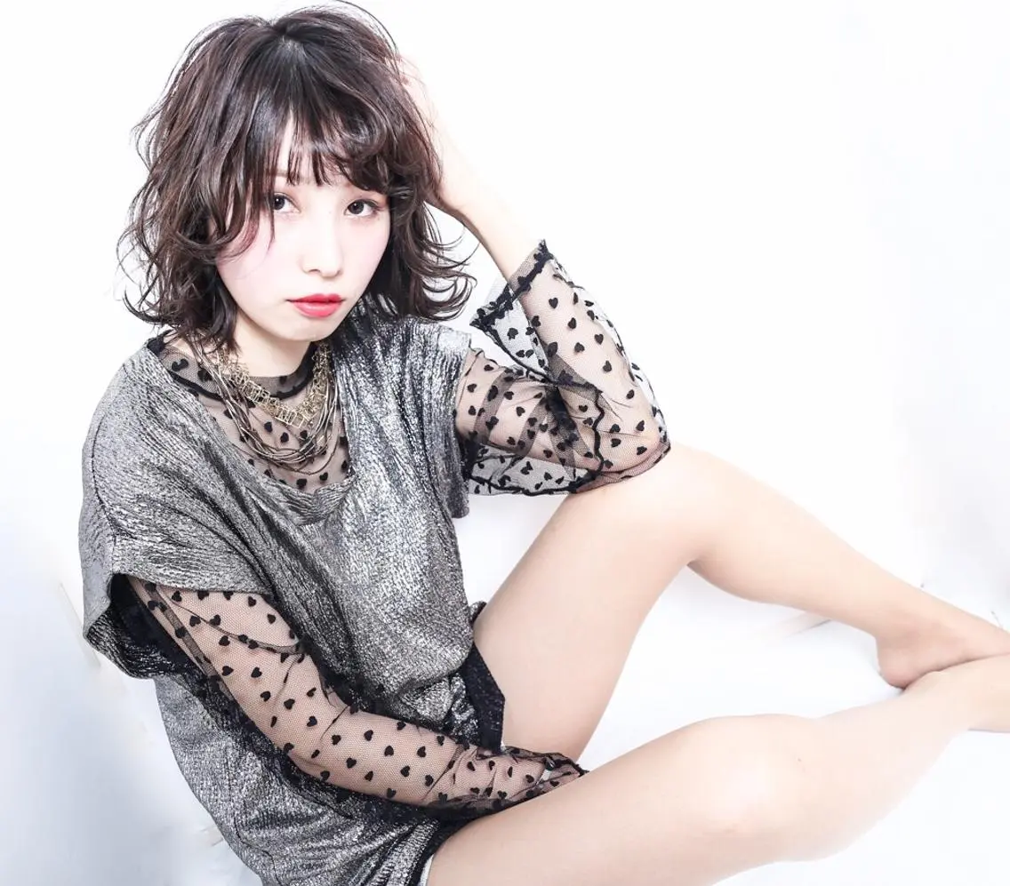 ショート アッシュ ボブ 伸ばしかけ ブリーチ/髪質改善 NYNY大久保のヘアスタイル
