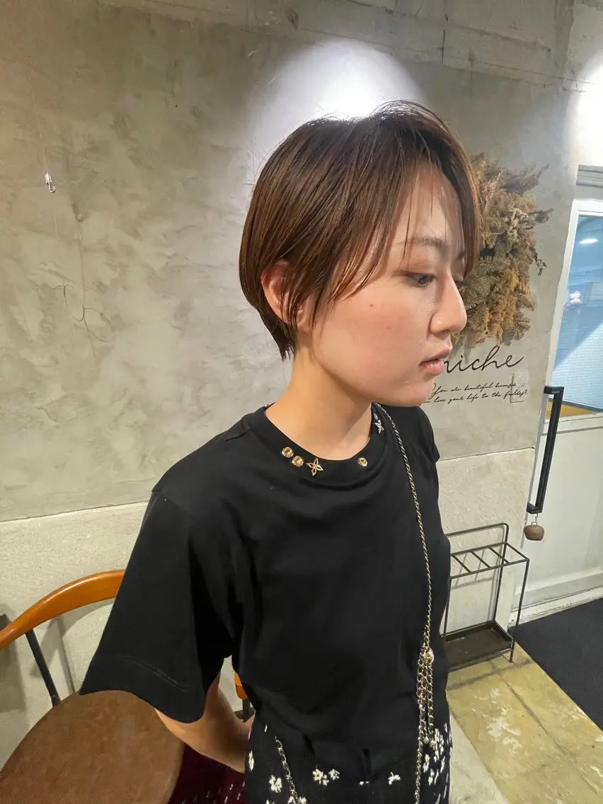 ショート ショートヘア カット ヘアカラー トリートメント ayane⭐️ボブ・ ショート・パーマのヘアスタイル