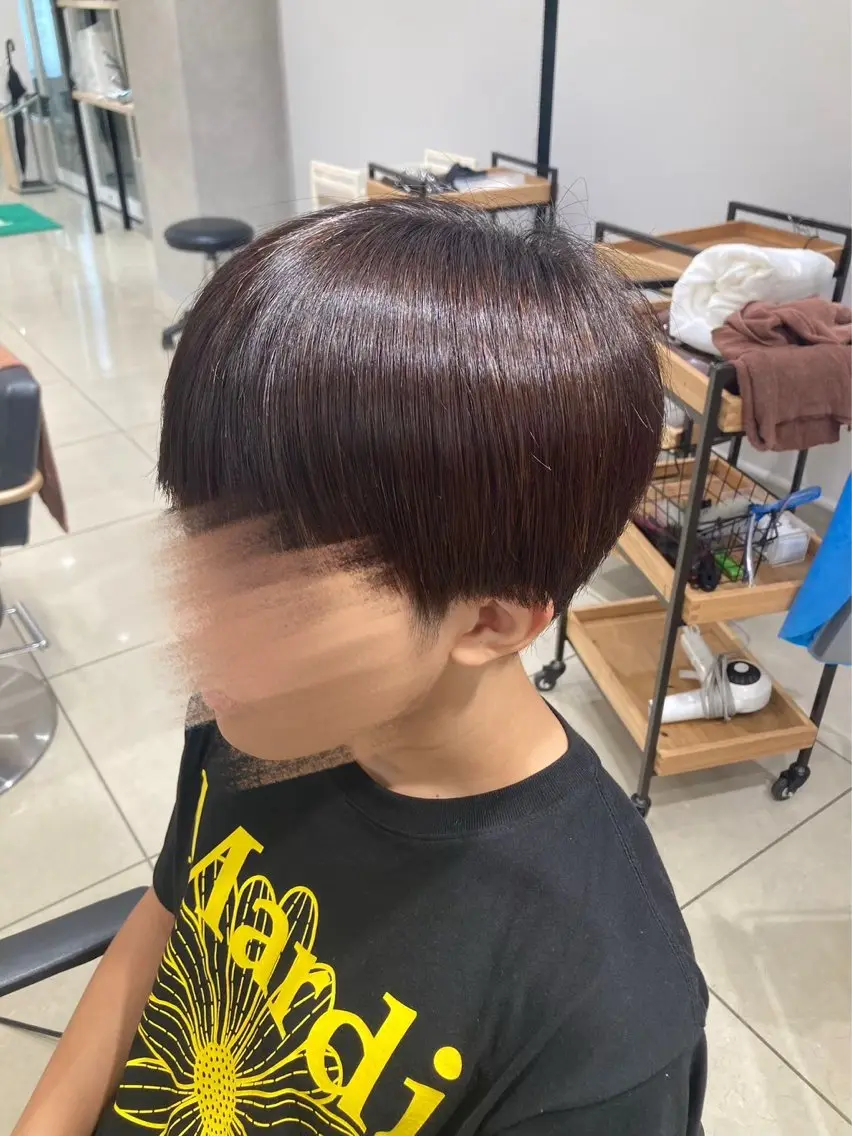 ショート カラー ヘアカラー 🍒カラー/縮毛🍒 こばるのヘアスタイル