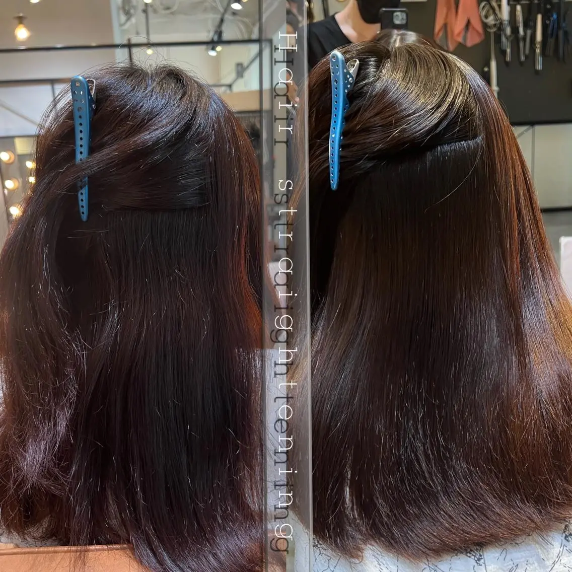 ロング カット 縮毛矯正 トリートメント 髪質改善ストレート Kantaのヘアスタイル