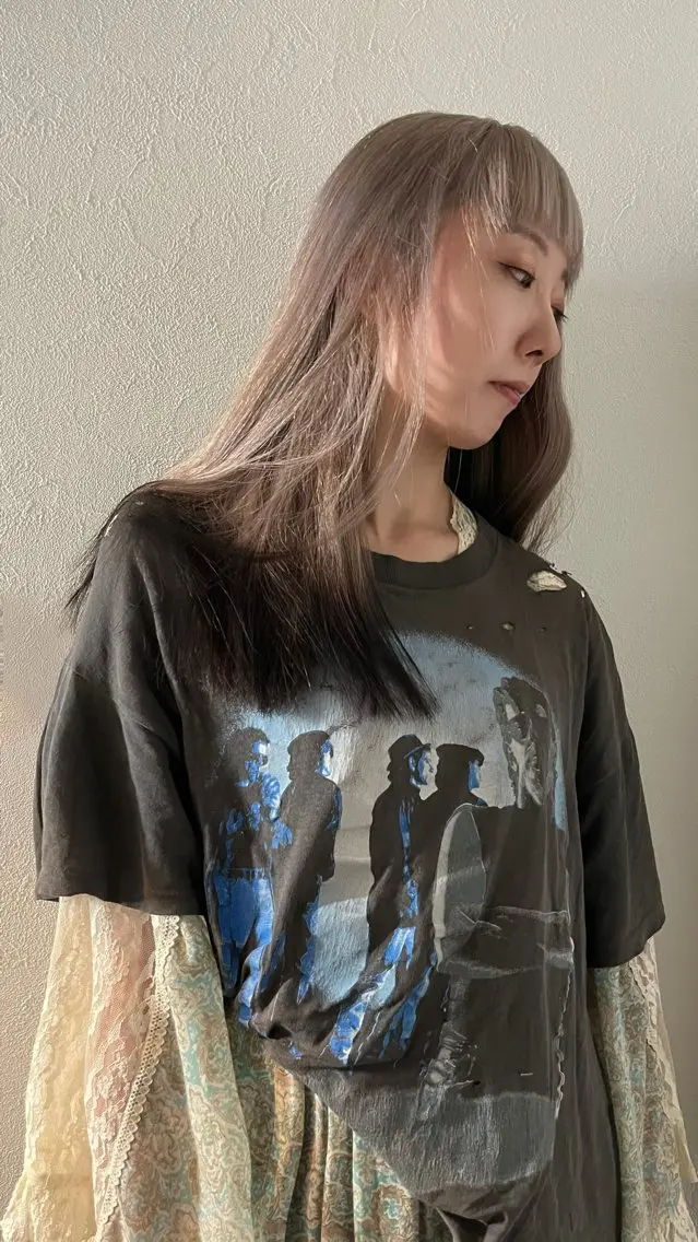 ロング カラー ベージュカラー ブリーチ デザインカラー ダブルカラー ハイトーンカラー 💖艶ハイトーン髪質 改善💖ケンシンのヘアスタイル