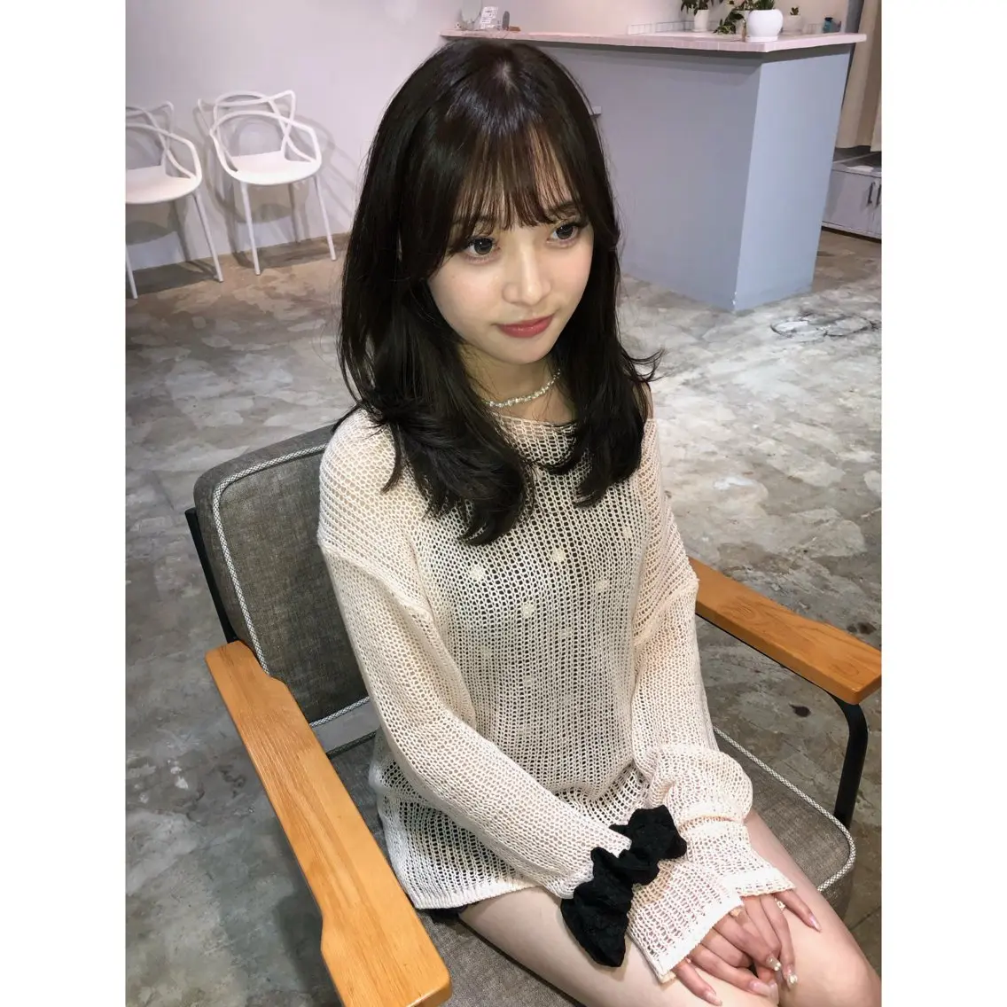 ミディアム fev kihoのヘアスタイル