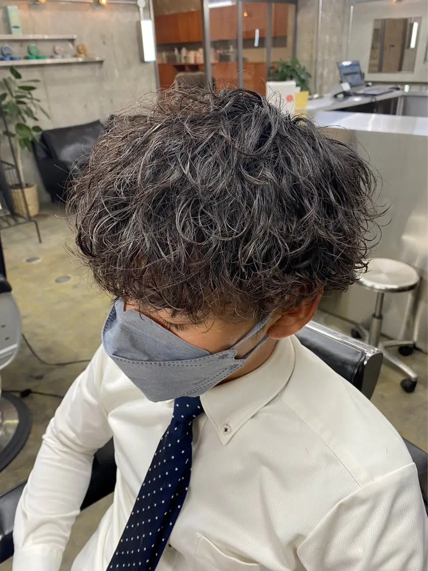 メンズ カット パーマ トリートメント SEIYA メンズパーマ職人のヘアスタイル