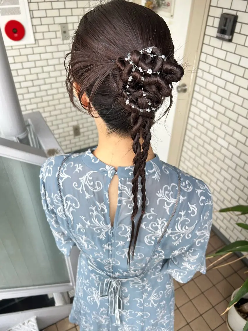 ヘアアレンジ ヘアセット 大人可愛いヘアメイク 💋🧚♀️しずかのヘアスタイル