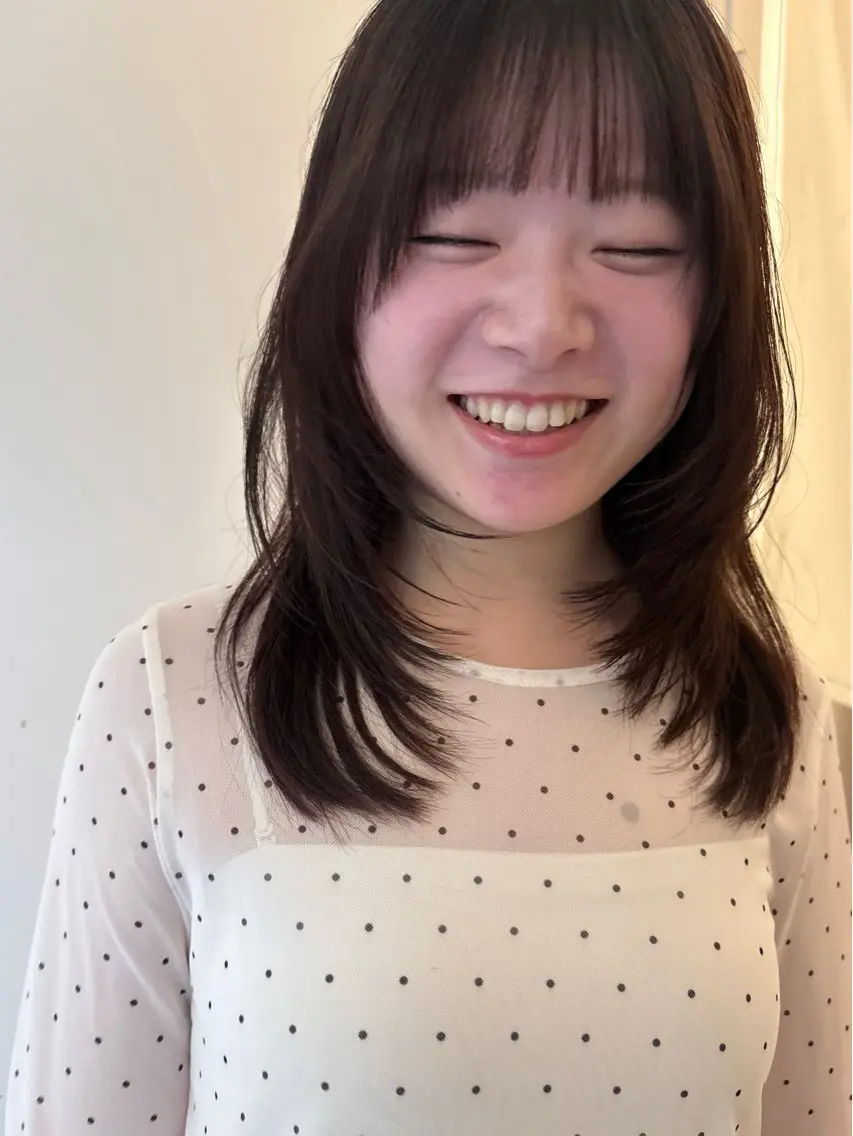 セミロング 名古屋美容院 cahoのヘアスタイル