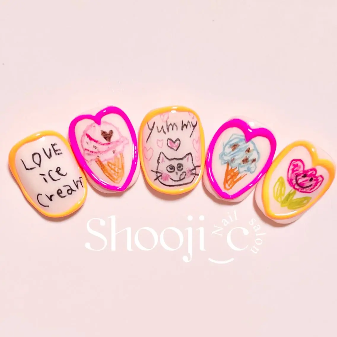 ネイル アートネイル 長さ出し ジェルネイル スカルプネイル シンプルネイル Shooji_c Nail salonのネイルデザイン