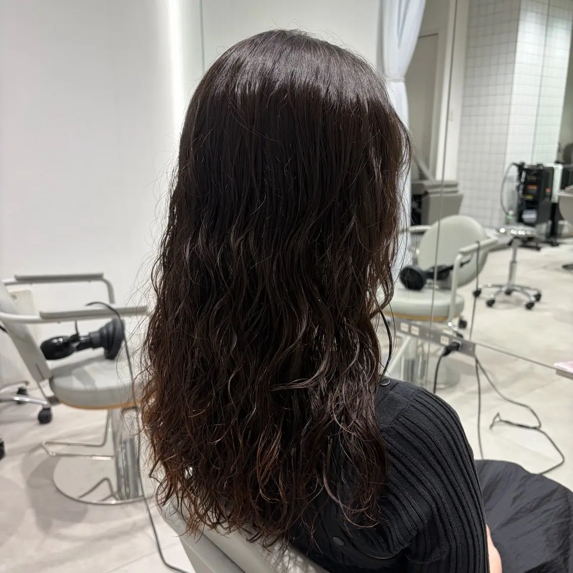 ロング パーマ カット パーマ HARUHI 銀座 美容師౨ৎ⋆˚のヘアスタイル