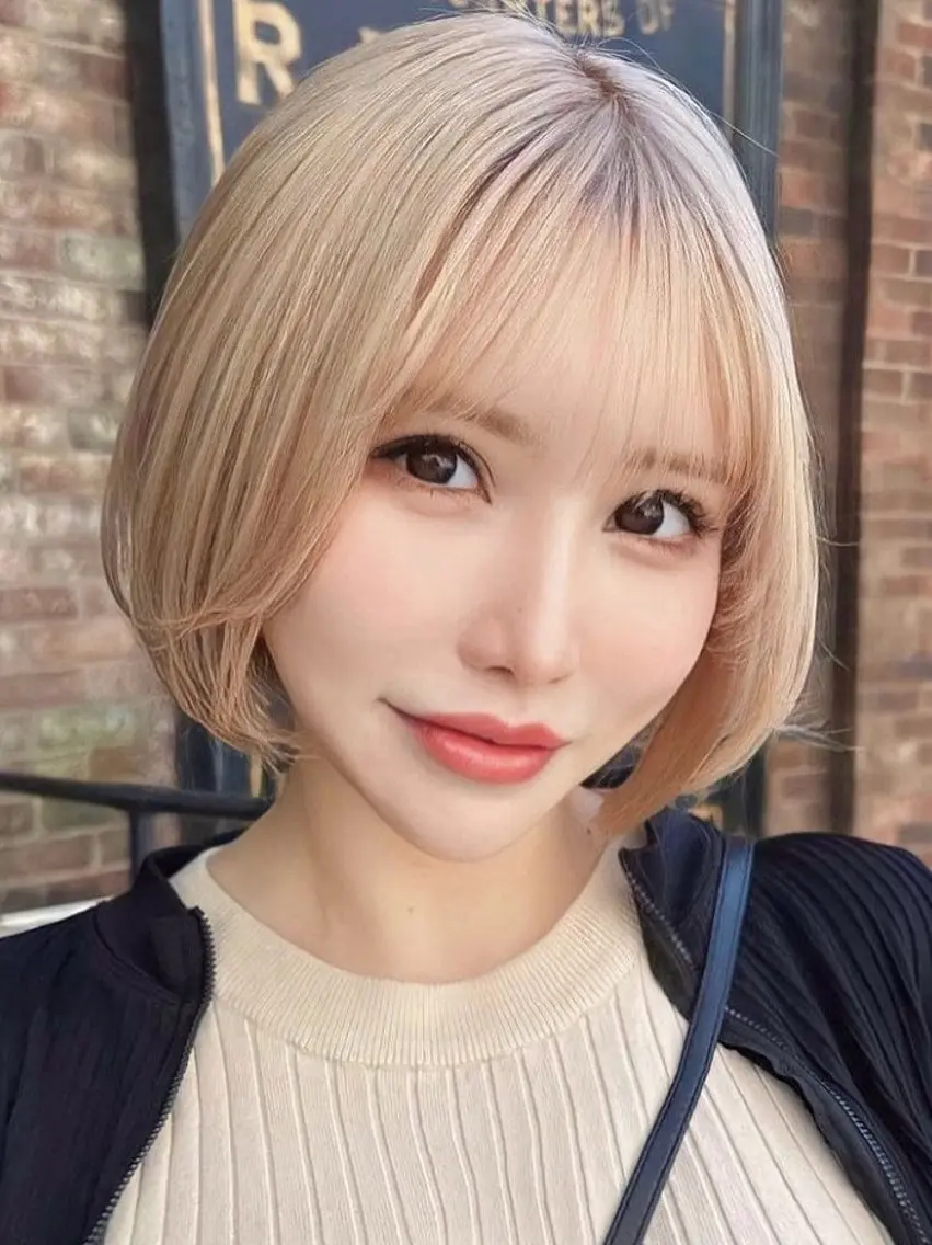 ショート シールエクステ エクステ カット ヘアカラー ヘアサロンelyts 表参道店のヘアスタイル