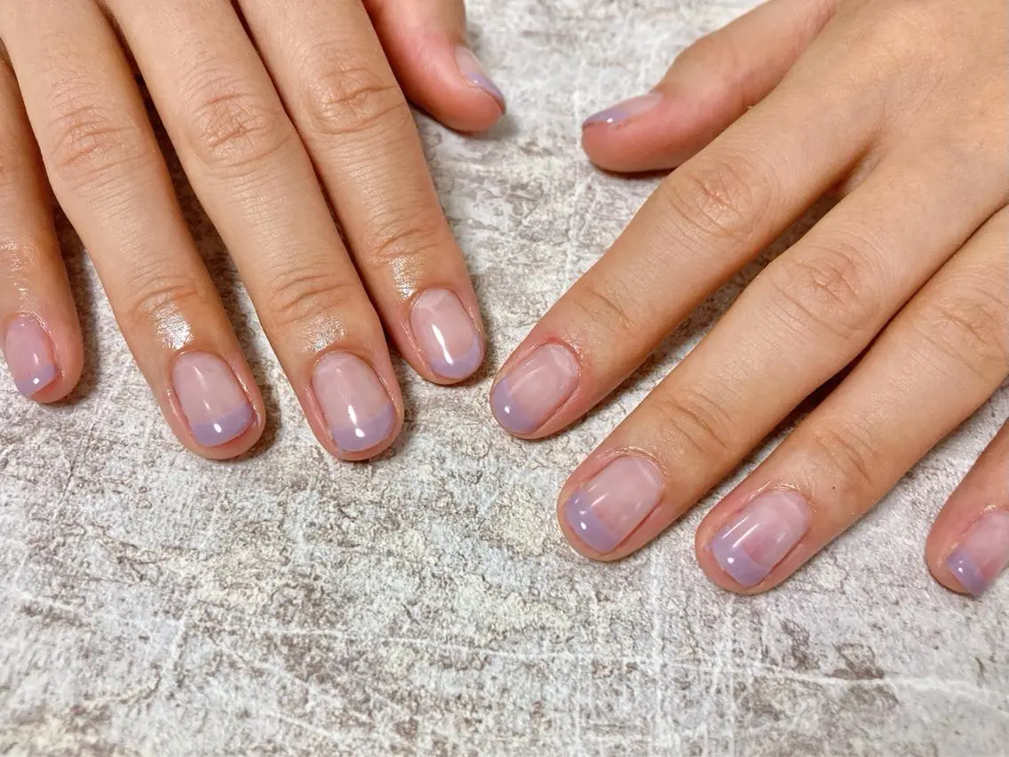 ネイル フレンチネイル mogunail &blowのネイルデザイン