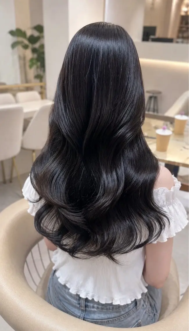 ロング カラー Akane レイヤー/艶カラーのヘアスタイル