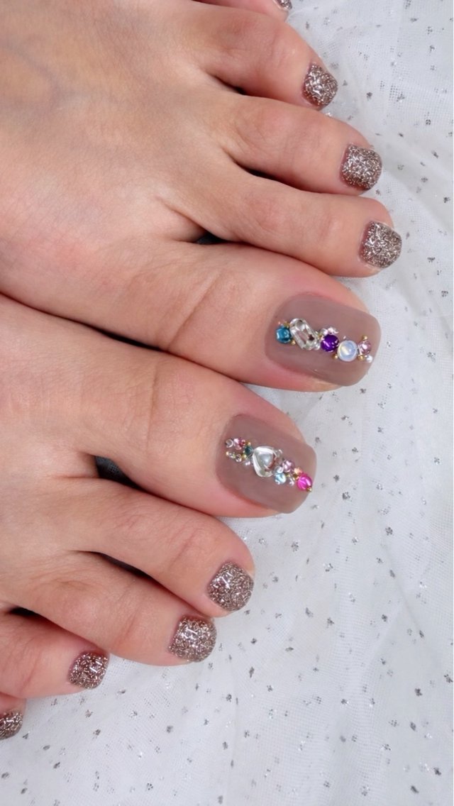 ネイル フットネイル Dahlia kanaのネイルデザイン