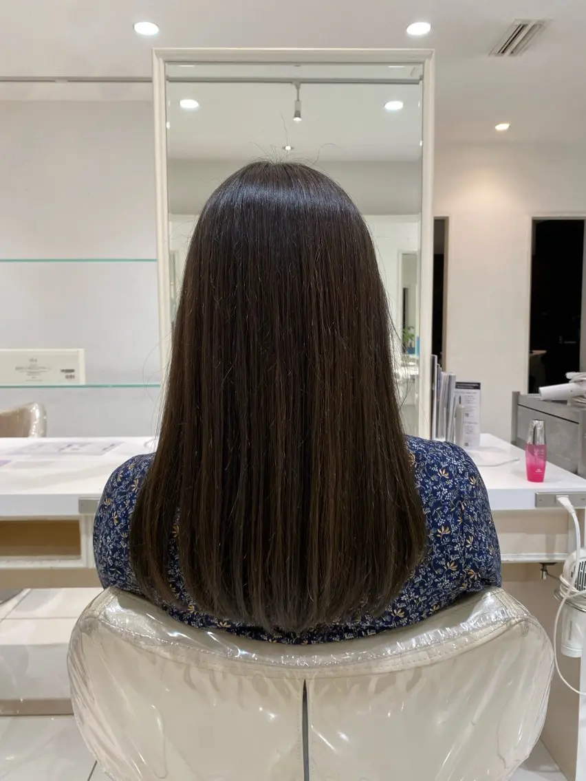 ミディアム カラー 大澤 健介のヘアスタイル