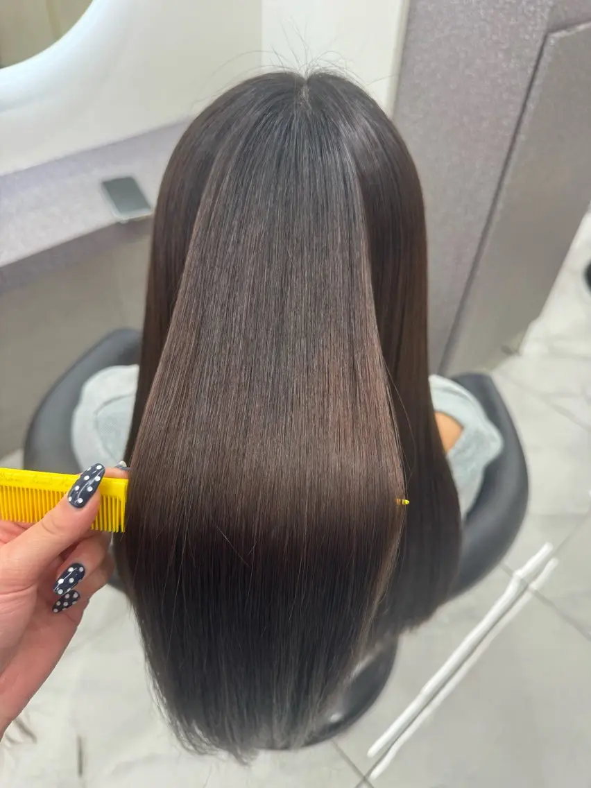 カット+カラー+縮毛矯正💇🏽‍♀️🫧の写真