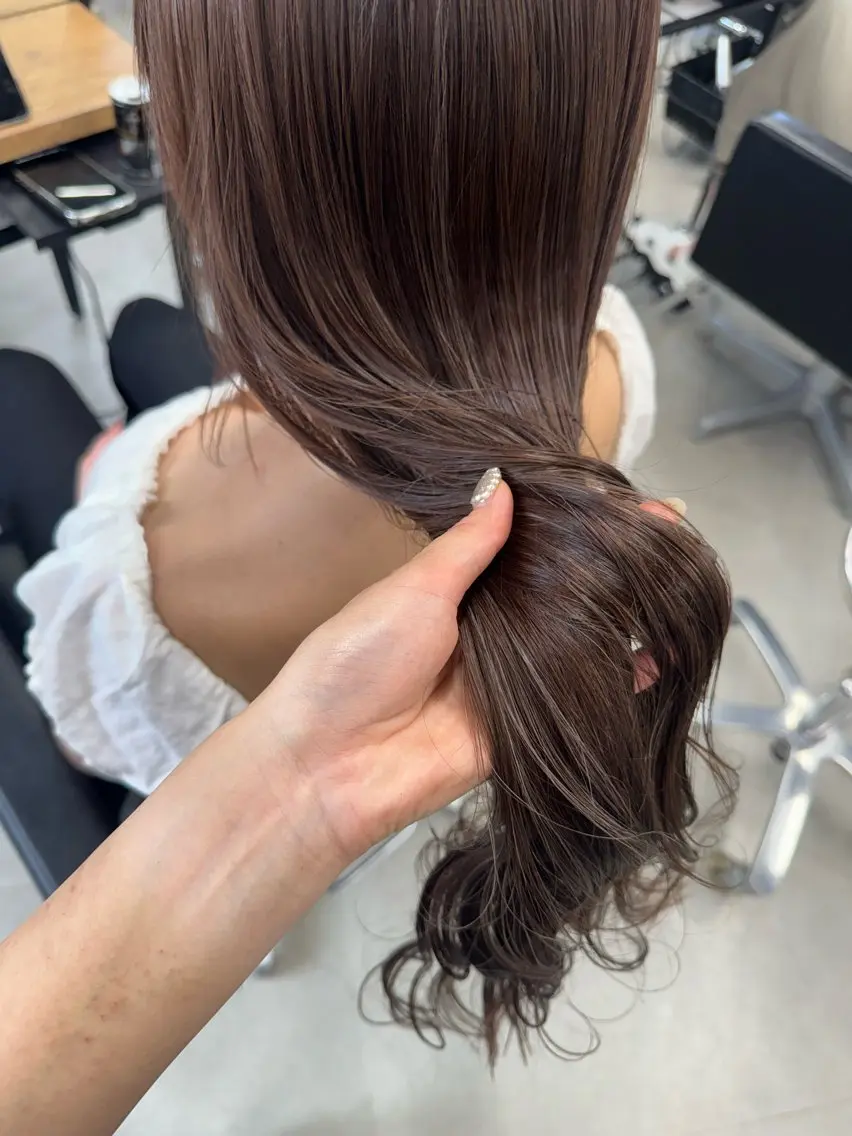 セミロング Rico / bob/グレージュのヘアスタイル