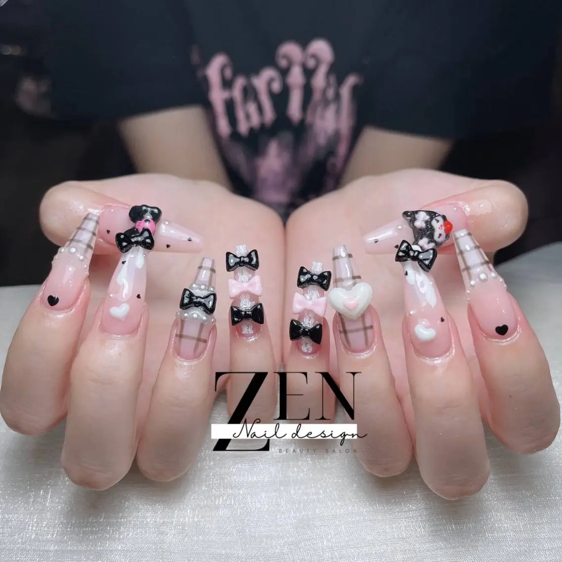 ネイル 持ち込み スカルプネイル ネイルチップ ハンドネイル Zen Nail Design 池袋のネイルデザイン