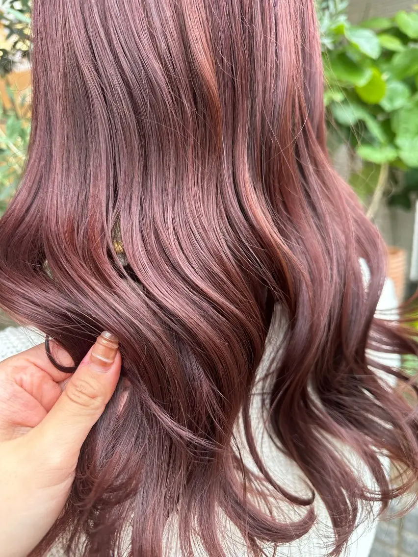 セミロング 前田 花綸のヘアスタイル