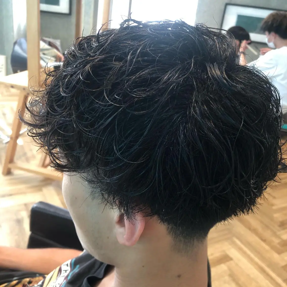 ショート パーマ メンズ カット パーマ 🌈艶カラー× メンズパーマ永埜🌈のヘアスタイル