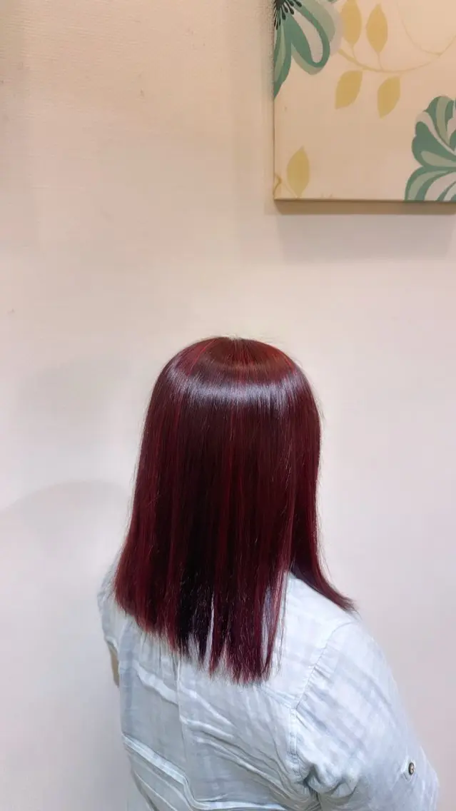 カラー ヘアカラー 加藤 真子のヘアスタイル