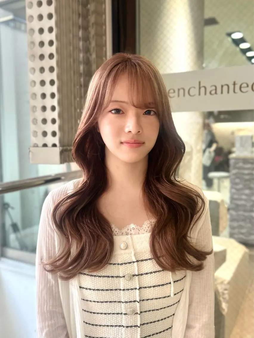 ロング カット ヘアカラー トリートメント SAKURA🍒 天神/大名/透明感のヘアスタイル