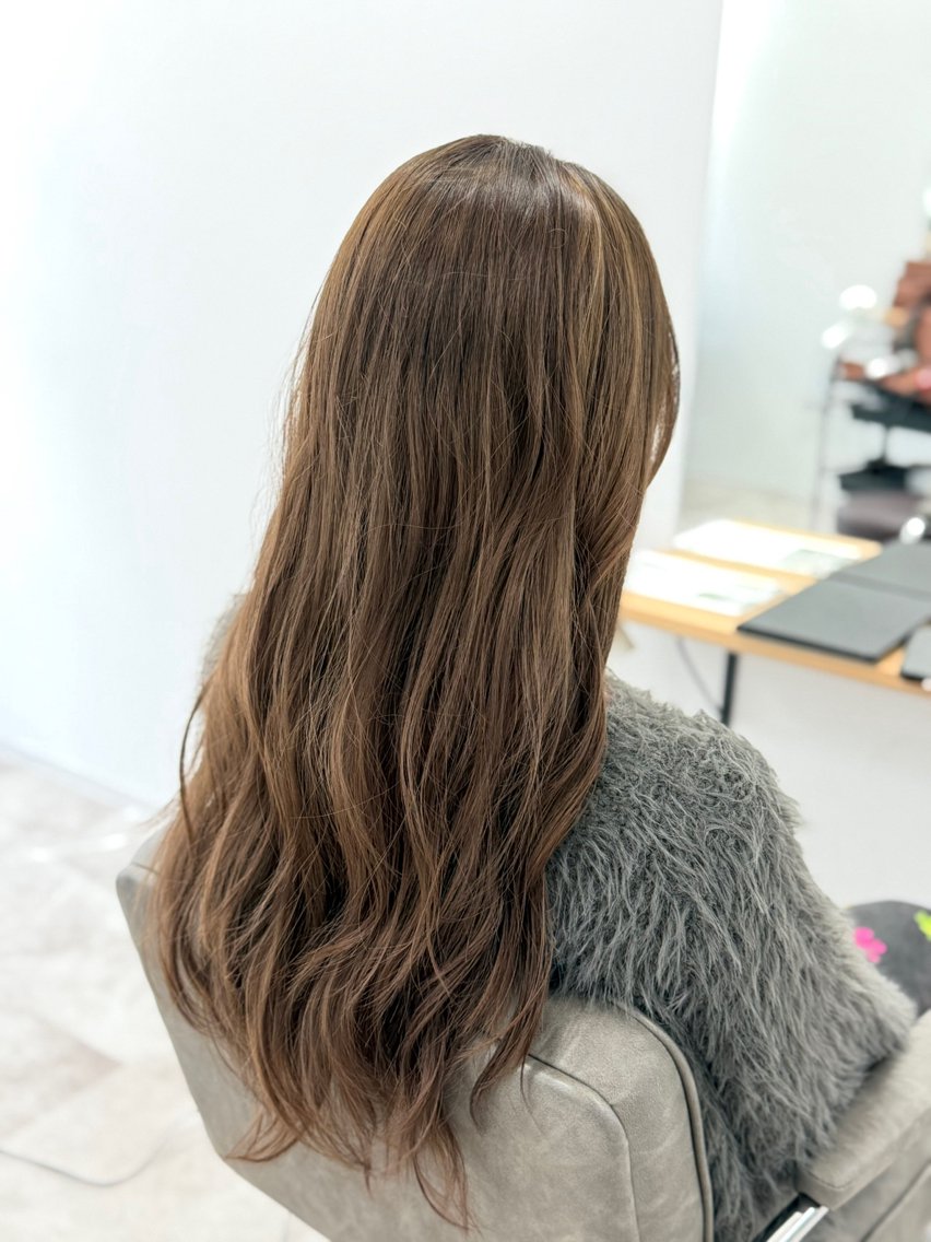 ロング ヘアカラー トリートメント TELAHAIR 高座渋谷店のヘアスタイル