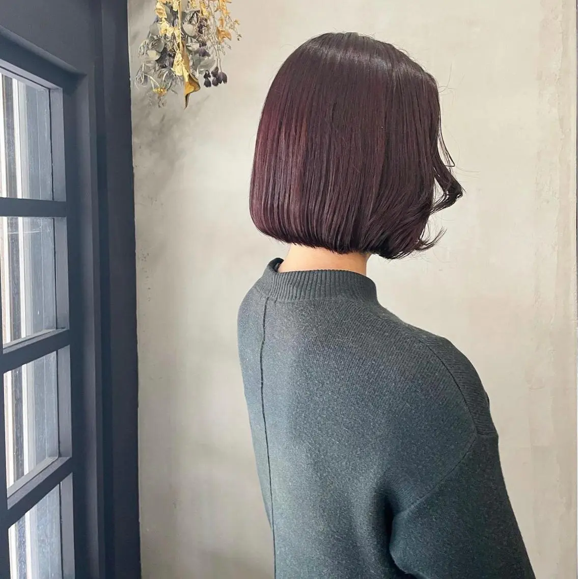 ミディアム ピンクブラウン ヘアカラー ヘッドスパ ✨レディースカット モデル募集✨イブキのヘアスタイル