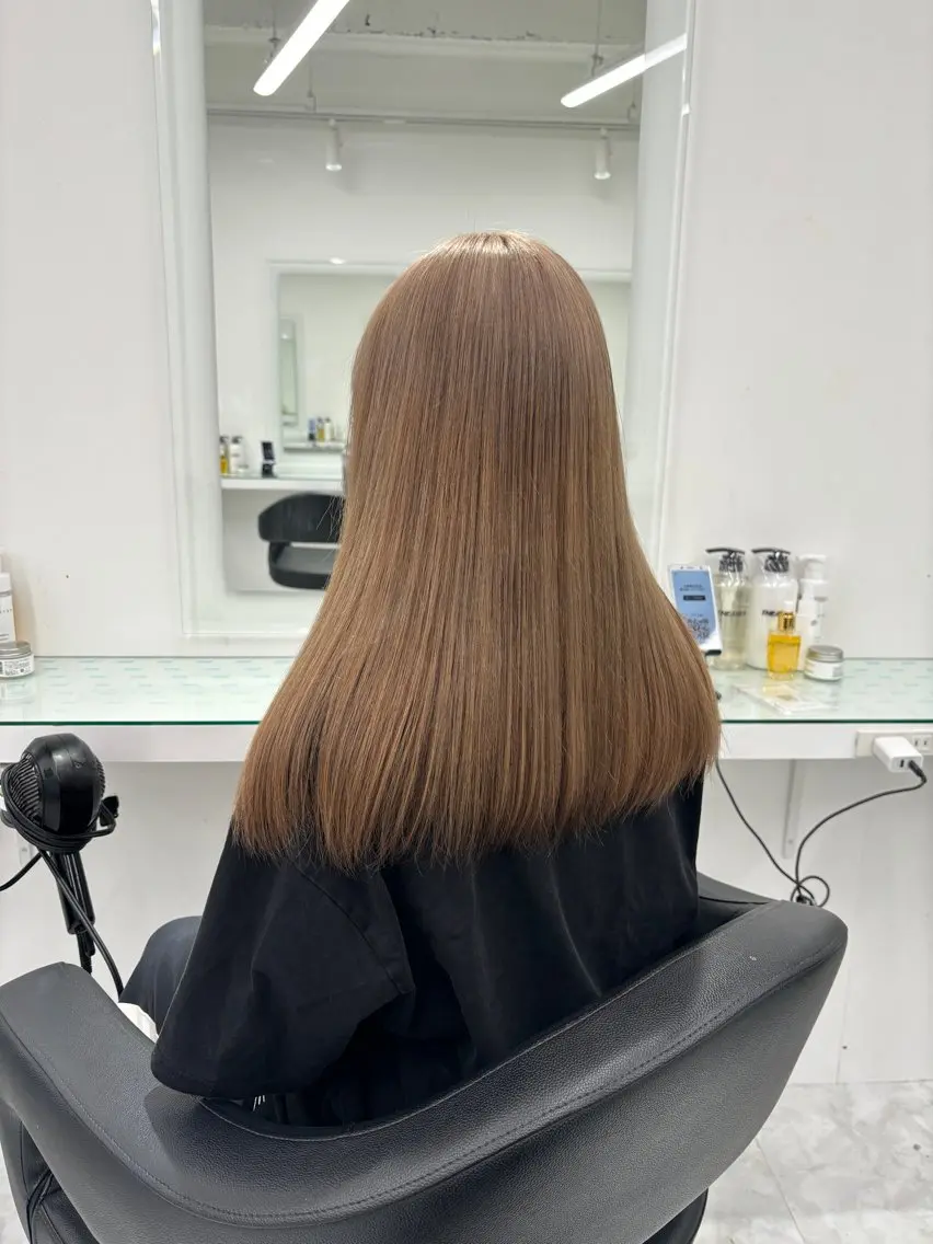 ロング カラー 💖ミルクティー💖 あかり💖のヘアスタイル