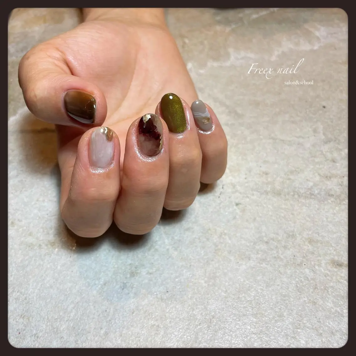 ネイル ニュアンスネイル ハンドネイル ハンドケア freex nail /ニュアンス/個性派のネイルデザイン
