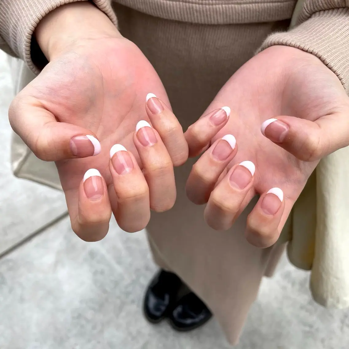 ネイル フレンチネイル yu-il nanahaのネイルデザイン